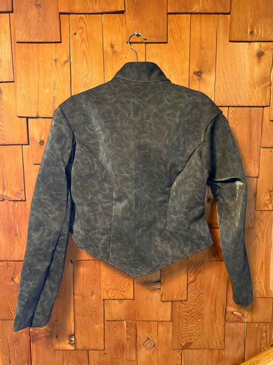 snakeskin motorjacket